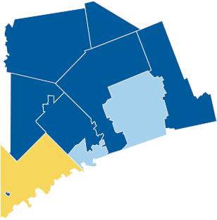 Southwest Middlesex map 